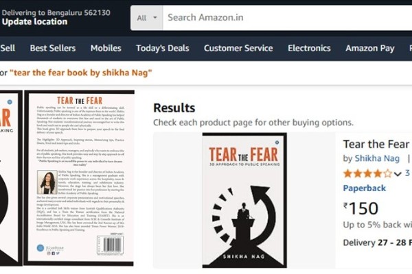 TEAR THE FEAR - 3 D APPROACH to Public Speaking